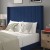 Flash Furniture YK-1079-NAVY-F-GG Full Upholstered Platform Bed with Vertical Stitched Wingback Headboard, Navy Velvet addl-5