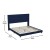 Flash Furniture YK-1079-NAVY-K-GG King Upholstered Platform Bed with Vertical Stitched Wingback Headboard, Navy Velvet addl-4