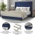 Flash Furniture YK-1079-NAVY-Q-GG Queen Upholstered Platform Bed with Vertical Stitched Wingback Headboard, Navy Velvet addl-3