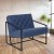 Flash Furniture ZB-8522-BL-GG Hercules Retro Blue LeatherSoft Tufted Lounge Chair addl-1