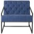 Flash Furniture ZB-8522-BL-GG Hercules Retro Blue LeatherSoft Tufted Lounge Chair addl-5