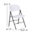 Flash Furniture 2-DAD-YCD-50-WH-GG Hercules 330 lb. Capacity Granite White Plastic Folding Chair with Charcoal Frame, 2 Pack  addl-6