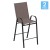 Flash Furniture 2-JJ-092H-B-GG Series Brown Outdoor Barstool with Flex Comfort Material and Metal Frame, 2 Pack addl-2