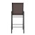 Flash Furniture 2-JJ-092H-B-GG Series Brown Outdoor Barstool with Flex Comfort Material and Metal Frame, 2 Pack addl-8