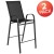 Flash Furniture 2-JJ-092H-GG Series Black Outdoor Barstool with Flex Comfort Material and Metal Frame, 2 Pack addl-2