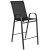 Flash Furniture 2-JJ-092H-GG Series Black Outdoor Barstool with Flex Comfort Material and Metal Frame, 2 Pack addl-9