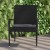 Flash Furniture 2-TW-3WBE073-CU01GY-BK-GG Stackable Indoor/Outdoor Black Wicker Dining Chair with Gray Seat Cushions, Set of 2  addl-7