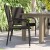 Flash Furniture 4-TW-3WBE073-ESP-GG Stackable Indoor/Outdoor Espresso Wicker Dining Chair with Arms, Steel Frame, Set of 4  addl-7