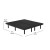 Flash Furniture AL-DM0201-SPK-GG Selene Adjustable Black Upholstered Split King Size Bed Base with Wireless Remote addl-6