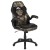 Flash Furniture BLN-X10D1904-CAM-GG Black Gaming Desk and Camouflage/Black Racing Chair Set with Cup Holder/Headphone Hook/ 2 Wire Management Holes addl-8