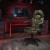 Flash Furniture BLN-X10RSG1030-CAM-GG Red Gaming Desk and Camouflage/Black Racing Chair Set with Cup Holder and Headphone Hook addl-1