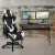 Flash Furniture BLN-X30D1904-BK-GG Gaming Desk/Black Reclining Gaming Chair Set with Cup Holder/Headphone Hook addl-1