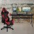 Flash Furniture BLN-X30D1904L-RD-GG Gaming Desk/Red Reclining Gaming Chair Set with Cup Holder/Headphone Hook/Removable Mouse Pad Top addl-1