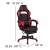 Flash Furniture BLN-X40D1904L-RD-GG Gaming Desk/Red Reclining Gaming Chair with Cup Holder/Headphone Hook/Removable Mousepad Top addl-5