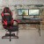 Flash Furniture BLN-X40D1904-RD-GG Black Gaming Desk/Red Reclining Gaming Chair with Cup Holder/Headphone Hook addl-1