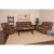 Flash Furniture BT-70597-RLS-SET-BN-MIC-GG Harmony Series Chocolate Brown Microfiber Reclining Sofa Set addl-1