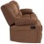 Flash Furniture BT-70597-SOF-BN-MIC-GG Harmony Series Chocolate Brown Microfiber Sofa with Two Built-In Recliners addl-4