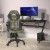 Flash Furniture CH-00095-CAM-RLB-GG X10 Camouflage/Black LeatherSoft Gaming / Racing Computer Chair with Flip-up Arms and Transparent Roller Wheels addl-1