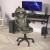 Flash Furniture CH-00095-CAM-RLB-GG X10 Camouflage/Black LeatherSoft Gaming / Racing Computer Chair with Flip-up Arms and Transparent Roller Wheels addl-5