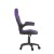 Flash Furniture CH-00095-PR-RLB-GG X10 Purple/Black LeatherSoft Gaming / Racing Office Chair with Flip-up Arms and Transparent Roller Wheels addl-7