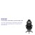 Flash Furniture CH-00288-BK-BK-GG X40 Black Gaming / Racing Computer Chair with Fully Reclining Back/Arms, Footrest  addl-3