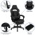 Flash Furniture CH-00288-BK-BK-GG X40 Black Gaming / Racing Computer Chair with Fully Reclining Back/Arms, Footrest  addl-4