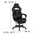 Flash Furniture CH-00288-BK-BK-GG X40 Black Gaming / Racing Computer Chair with Fully Reclining Back/Arms, Footrest  addl-5