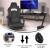 Flash Furniture CH-00288-BK-BK-RLB-GG X40 Black Gaming / Racing Computer Chair with Fully Reclining Back/Arms, Footrest, Transparent Roller Wheels addl-3