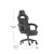 Flash Furniture CH-00288-BK-BK-RLB-GG X40 Black Gaming / Racing Computer Chair with Fully Reclining Back/Arms, Footrest, Transparent Roller Wheels addl-4