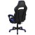 Flash Furniture CH-00288-BL-GG X40 Black/Blue Gaming / Racing Computer Chair with Fully Reclining Back/Arms, Slide-Out Footrest, Massaging Lumbar addl-7