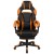 Flash Furniture CH-00288-OR-GG X40 Gaming / Racing Computer Chair with Fully Reclining Back/Arms, Slide-Out Footrest, Massaging Lumbar - Black/Orange addl-10