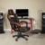 Flash Furniture CH-00288-OR-GG X40 Gaming / Racing Computer Chair with Fully Reclining Back/Arms, Slide-Out Footrest, Massaging Lumbar - Black/Orange addl-6