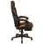 Flash Furniture CH-00288-OR-GG X40 Gaming / Racing Computer Chair with Fully Reclining Back/Arms, Slide-Out Footrest, Massaging Lumbar - Black/Orange addl-9