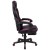 Flash Furniture CH-00288-PR-GG X40 Gaming / Racing Computer Chair with Fully Reclining Back/Arms, Slide-Out Footrest, Massaging Lumbar - Black/Purple addl-9