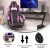 Flash Furniture CH-00288-PR-RLB-GG X40 Black/Purple Gaming Chair with Fully Reclining Back/Arms and Footrest addl-3