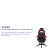 Flash Furniture CH-00288-RED-GG X40 Gaming / Racing Computer Chair with Fully Reclining Back/Arms, Slide-Out Footrest, Massaging Lumbar - Red addl-3