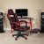 Flash Furniture CH-00288-RED-GG X40 Gaming / Racing Computer Chair with Fully Reclining Back/Arms, Slide-Out Footrest, Massaging Lumbar - Red addl-6