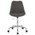 Flash Furniture CH-152783-DKGY-GG Mid-Back Dark Gray Fabric Task Office Chair with Pneumatic Lift and Chrome Base addl-10