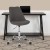 Flash Furniture CH-152783-DKGY-GG Mid-Back Dark Gray Fabric Task Office Chair with Pneumatic Lift and Chrome Base addl-1