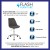 Flash Furniture CH-152783-DKGY-GG Mid-Back Dark Gray Fabric Task Office Chair with Pneumatic Lift and Chrome Base addl-3