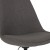 Flash Furniture CH-152783-DKGY-GG Mid-Back Dark Gray Fabric Task Office Chair with Pneumatic Lift and Chrome Base addl-8