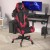 Flash Furniture CH-187230-1-Red-RLB-GG X20 Red LeatherSoft Gaming / Racing Office Reclining Chair with Transparent Roller Wheels addl-5