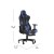 Flash Furniture CH-187230-BL-RLB-GG X30 Blue LeatherSoft Gaming / Racing Reclining Computer Chair, Slide-Out Footrest, with Transparent Roller Wheels addl-4