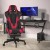 Flash Furniture CH-187230-RED-RLB-GG X30 Red LeatherSoft Gaming / Racing Reclining Computer Chair, Slide-Out Footrest, and Transparent Roller Wheels addl-1