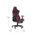 Flash Furniture CH-187230-RED-RLB-GG X30 Red LeatherSoft Gaming / Racing Reclining Computer Chair, Slide-Out Footrest, and Transparent Roller Wheels addl-4