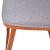 Flash Furniture CH-192162X000-24-GY-GG Transitional 24" Gray Faux Linen Counter Stool with Silver Nailhead Trim, Walnut Wood Frame, Set of 2 addl-9