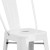 Flash Furniture CH-31320-30GB-WH-GG 30" White Metal Indoor/Outdoor Barstool with Removable Back addl-11