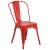 Flash Furniture CH-31330-2-30-RED-GG 23.75" Square Red Metal Indoor/Outdoor Table Set with 2 Stack Chairs addl-4