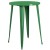 Flash Furniture CH-51090BH-2-30CAFE-GN-GG 30" Round Green Metal Indoor/Outdoor Bar Table Set with 2 Cafe Stools addl-3