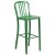 Flash Furniture CH-51090BH-2-30VRT-GN-GG 30" Round Green Metal Indoor/Outdoor Bar Table Set with 2 Vertical Slat Back Stools addl-4